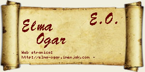Elma Ogar vizit kartica